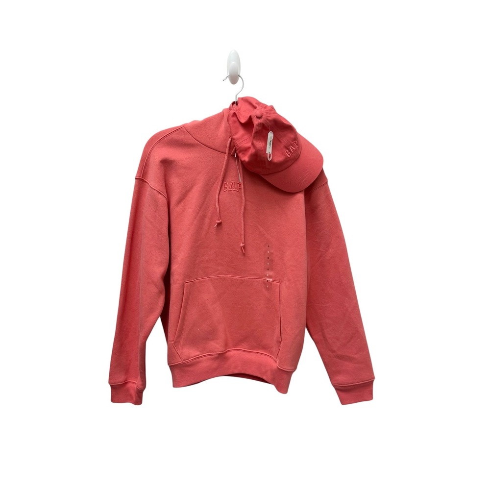 GAP Hoodie and Hat Set Matching Outfit Salmon Pink Mens Size S New